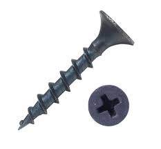 Саморіз чорний по дереву, фосфатований головка потай Phillips, 4,8х120мм (пачка 250шт)