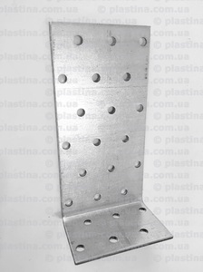 Кутик перфорований асиметричний 120x40x60x2,0мм, KK-1246