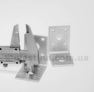 Кутик стовщений з анкерними отворами 50x50x35x2,5мм, KL-1