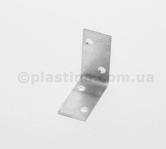 Кутик монтажний симетричний 40x40x20x1,8мм, KP-118. Ціна за пачку 50шт.