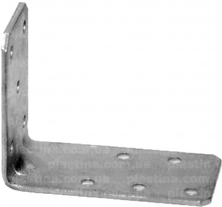 Кутник посилений з ребром 100x50x35x1,8мм, KPW-15318. Ціна за пачку 25шт.