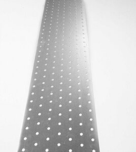 Пластина перфорована для кріплення дерев'яних конструкцій 100x1200x2,0мм, LP-1001200D