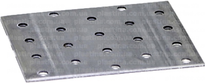 Пластина перфорована монтажна 80x100x2,0мм, LP-14