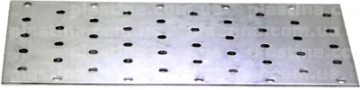Пластина перфорована для кріплення дерев'яних конструкцій 100x200x2,0мм, LP-21