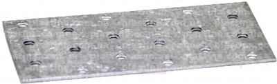 Пластина перфорована монтажна 60x120x1,8мм, LP-3518. Ціна за пачку 50шт.