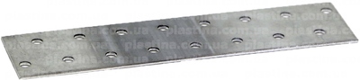 Пластина перфорована монтажна 40x160x1,8мм, LP-418. Ціна за пачку 50шт.