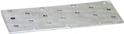 Пластина перфорована монтажна 60x140x1,8мм, LP-818. Ціна за пачку 25шт.