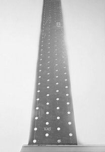 Пластина перфорована монтажна 80x1200x2,0мм, LP-801200D