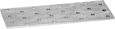 Пластина перфорована монтажна 60x160x1,8мм, LP-918. Ціна за пачку 25шт.
