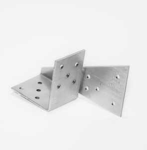 Кутник універсальний для крокв правий 100x50x40x2,0мм, LU-2P