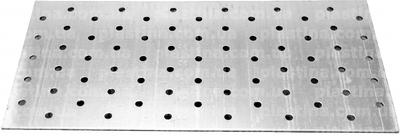 Пластина перфорована для кріплення дерев'яних конструкцій 120x260x2,0мм, PP-1226