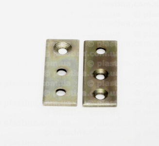 Пластина для монтажу терасної дошки та планкену 20x60х3,0мм, PTD