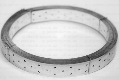 Стрічка перфорована оцинкована монтажна пряма 40x2,0мм x10м, TM2L10