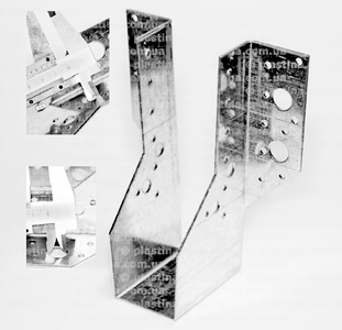 Підвіс балки зовнішній 46x167x75x2,0мм, WB-7