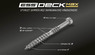 Шуруп для прикручування терасної дошки ESSDECK MAX 4,8x42 CORRSEAL TX20 ESSVE (арт.503542), (упаковка 250шт)