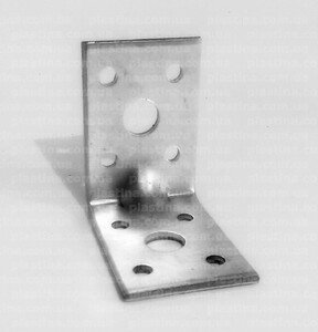 Кутник посилений з ребром 50x50x35x1,8мм, KPW-55318. Ціна за пачку 50шт.