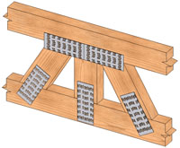 Зубчаста пластина МЗП 76x170x17,5x1,5мм, MZP76170 висота зуба 17,5мм.